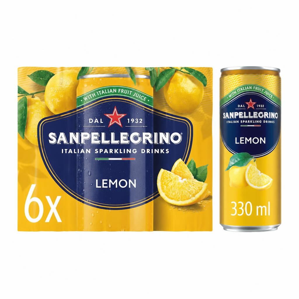 San Pellegrino Lemon Soft Drink Multipack 6x330ml