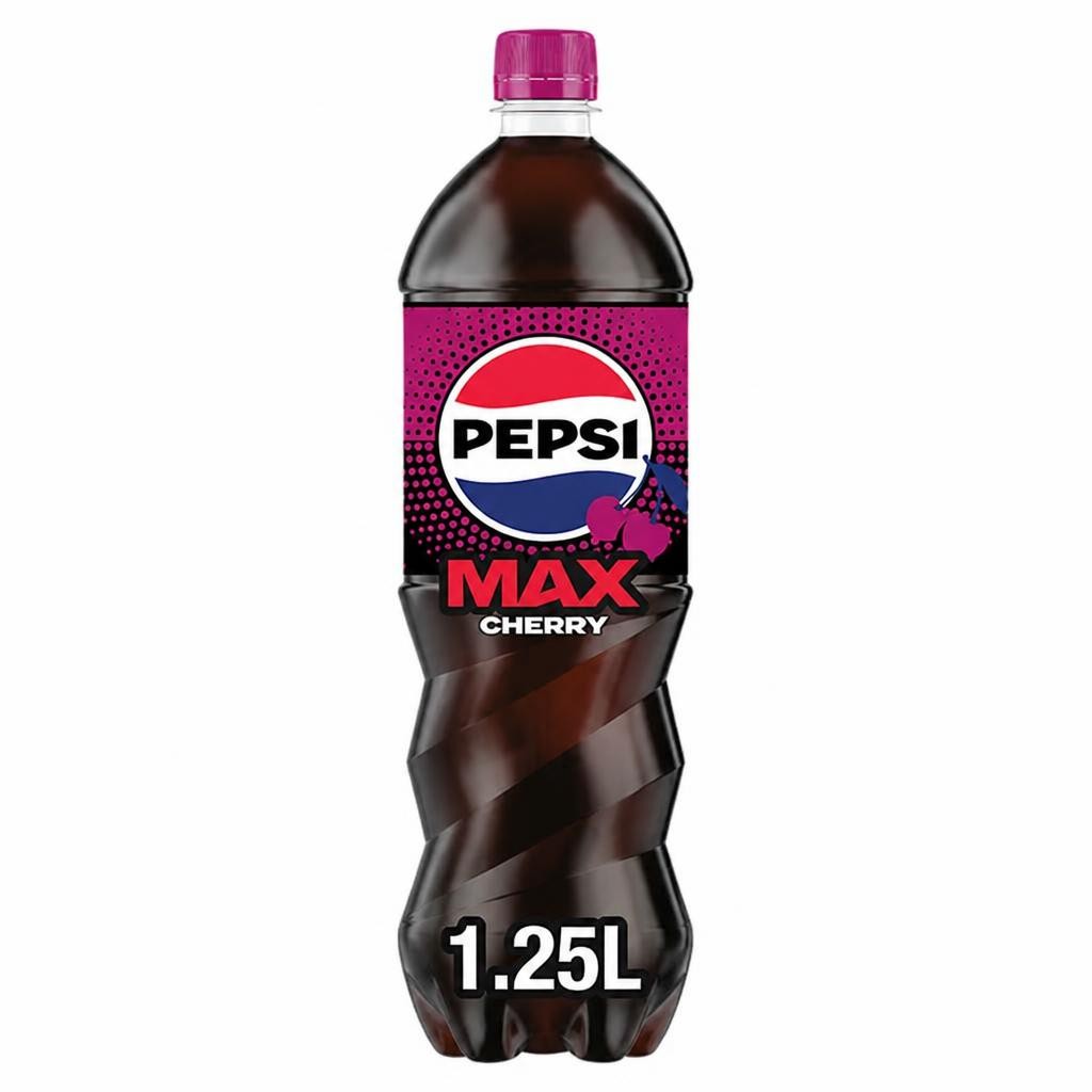 Pepsi Max Cherry No Sugar Cola Bottle 1.25L
