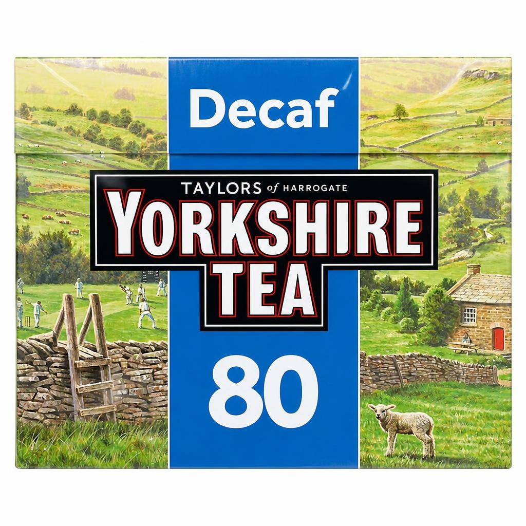 Yorkshire Decaffeinated 80 Teabags 250G