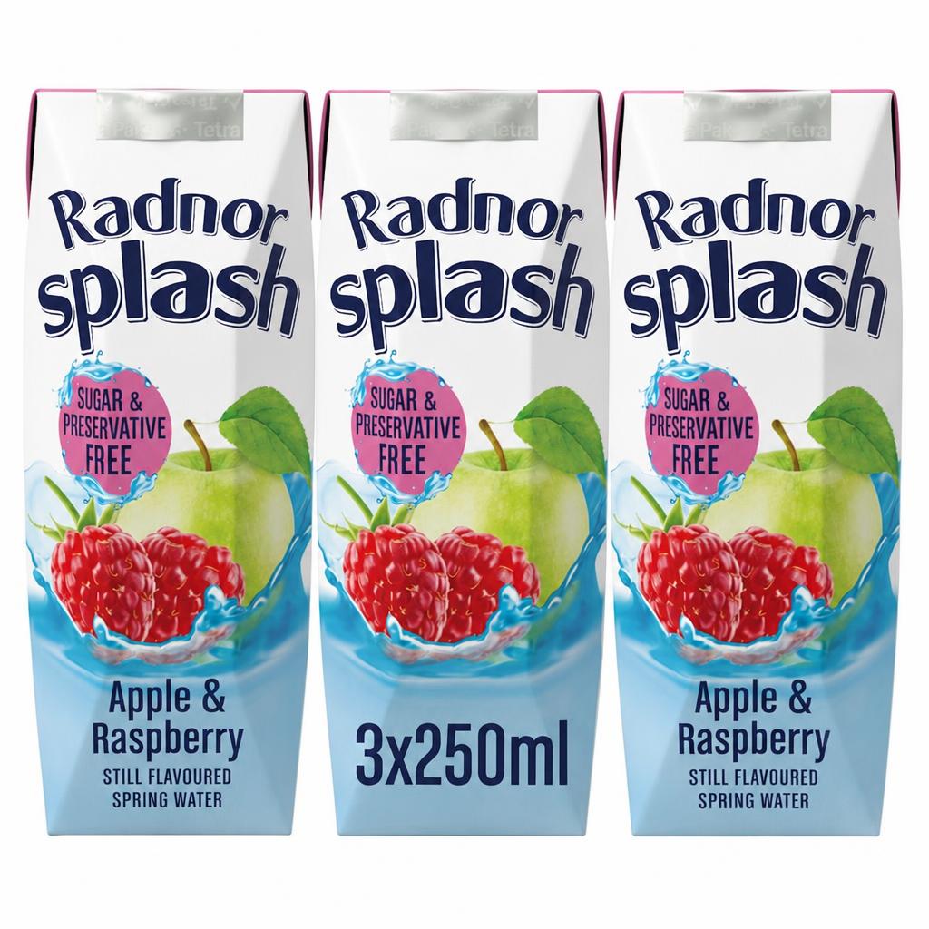 Radnor Splash Apple & Raspberry 3 X 250Ml