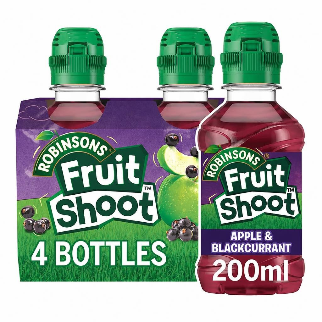 Fruit Shoot Apple & Blackcurrant Kids Juice Drink 4x200ml