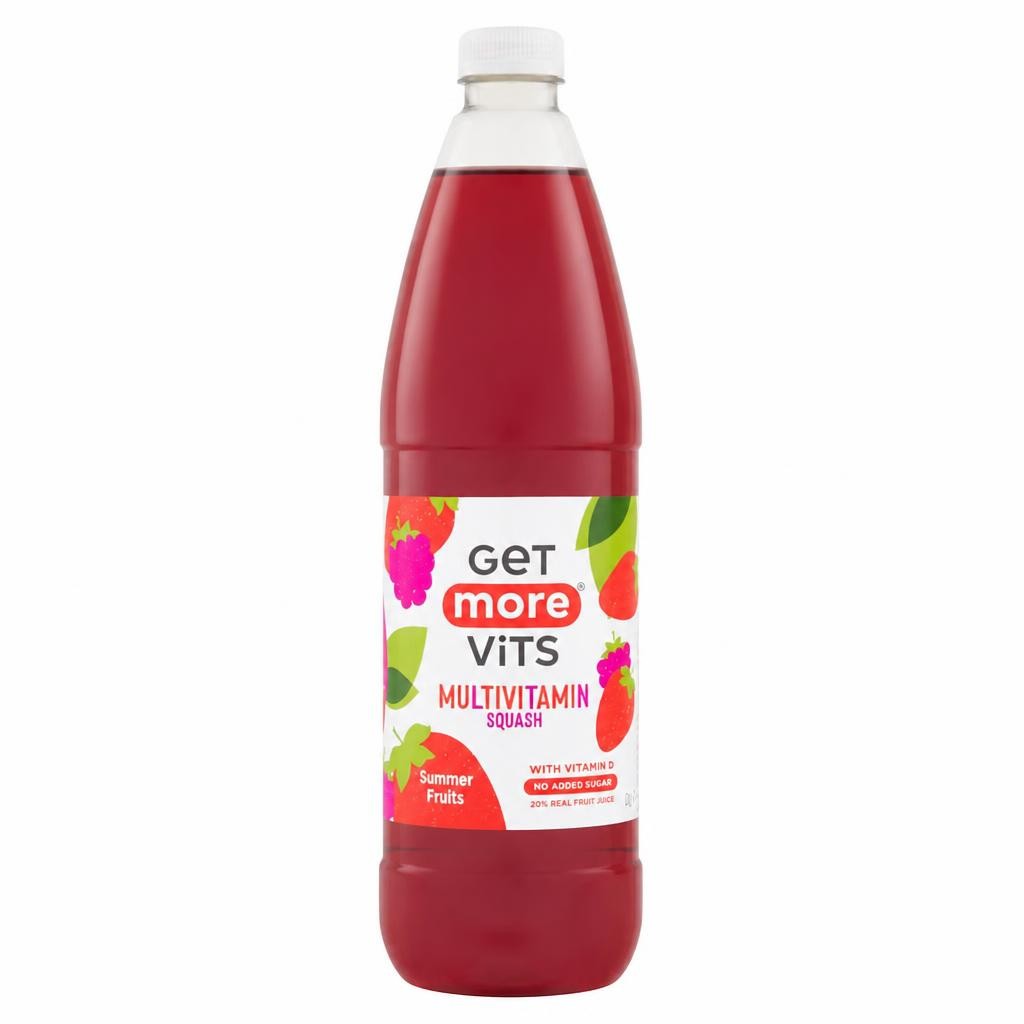 Get More Vits Multivitamin Squash - Summer Fruits 1L