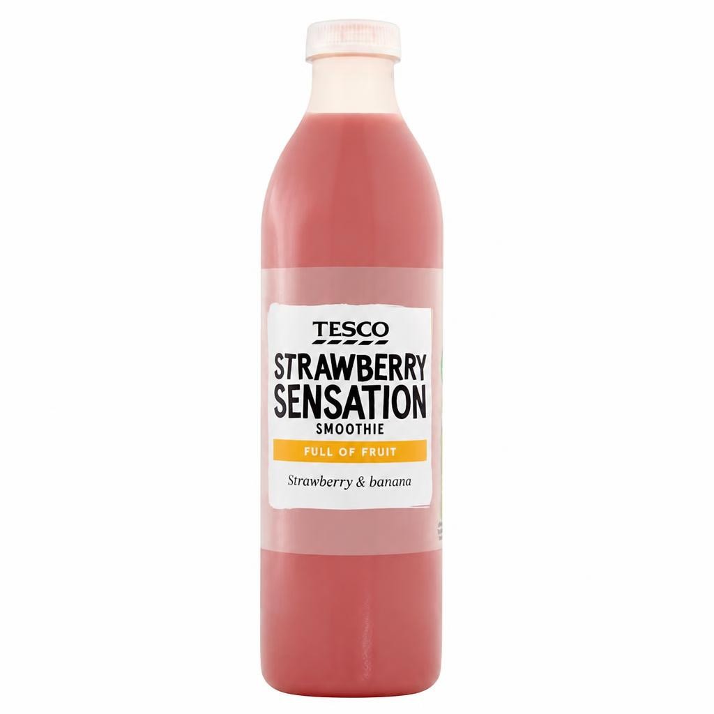 Tesco Strawberry Sensation Smoothie 750Ml