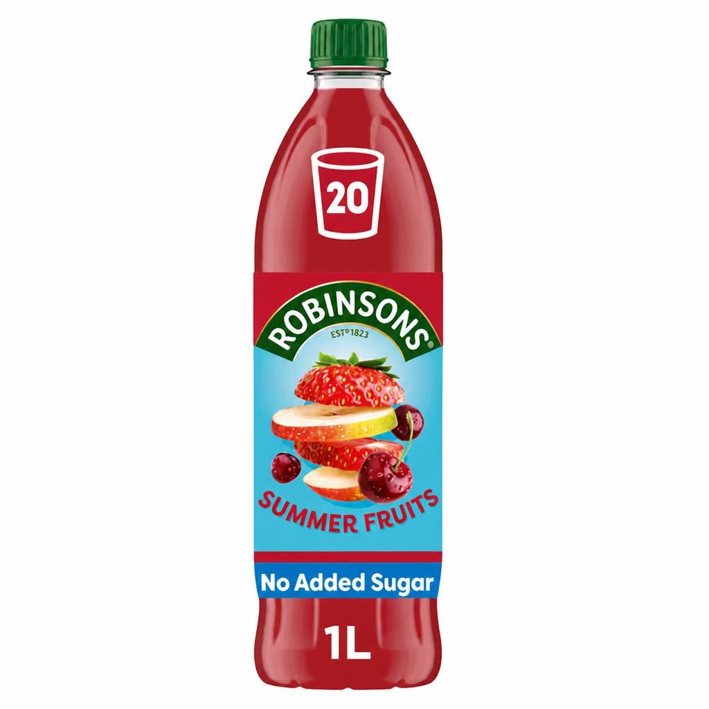 Robinsons Summer Fruits No Added Sugar Squash 1L