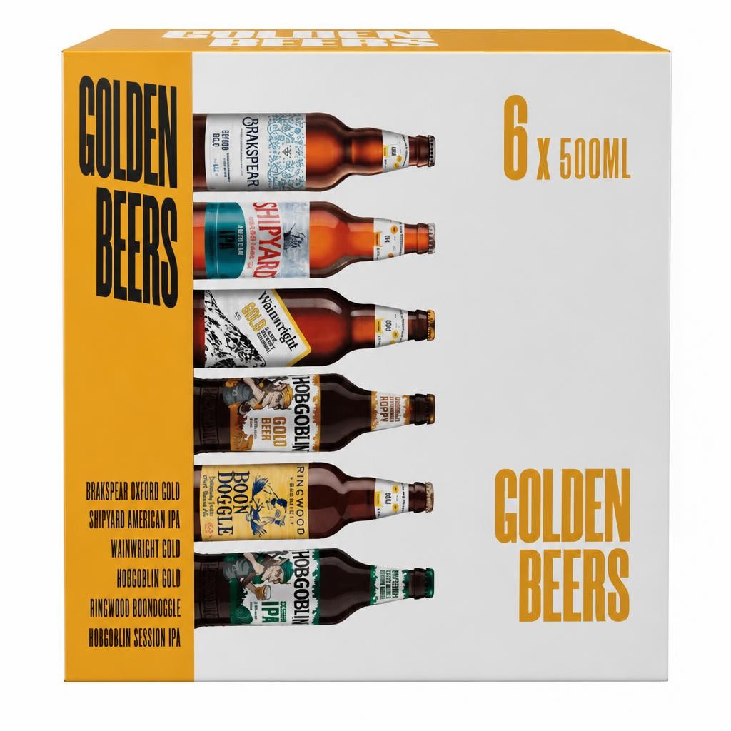 Marston's Golden Beers Mixed Ale Gift Pack 6 x 500ml