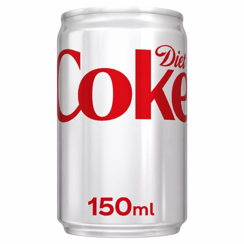 Diet Coke Soft Drink Can 150 mL