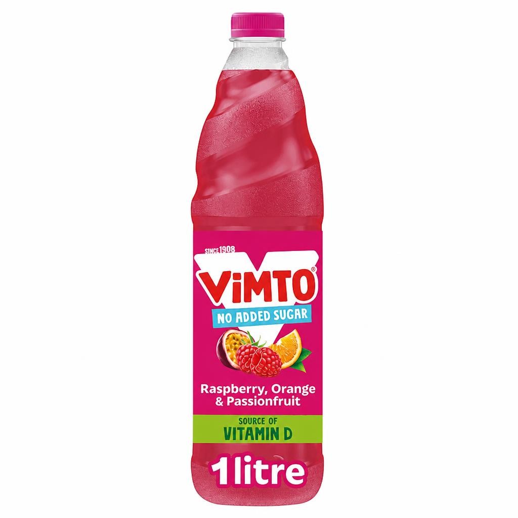 Vimto Remix Orange Raspberry Pasn/ Fruit Squash 1L