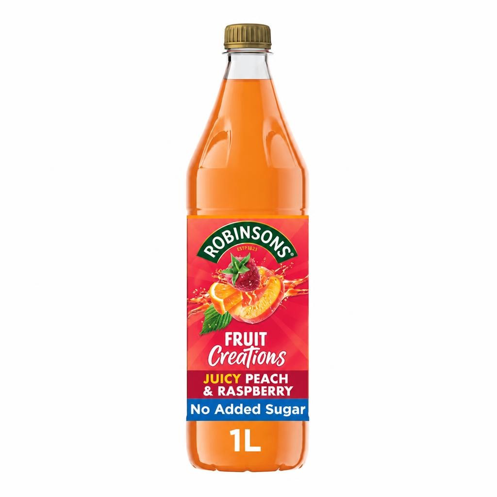 Robinsons Fruit Creations Peach & Raspberry Squash 1L