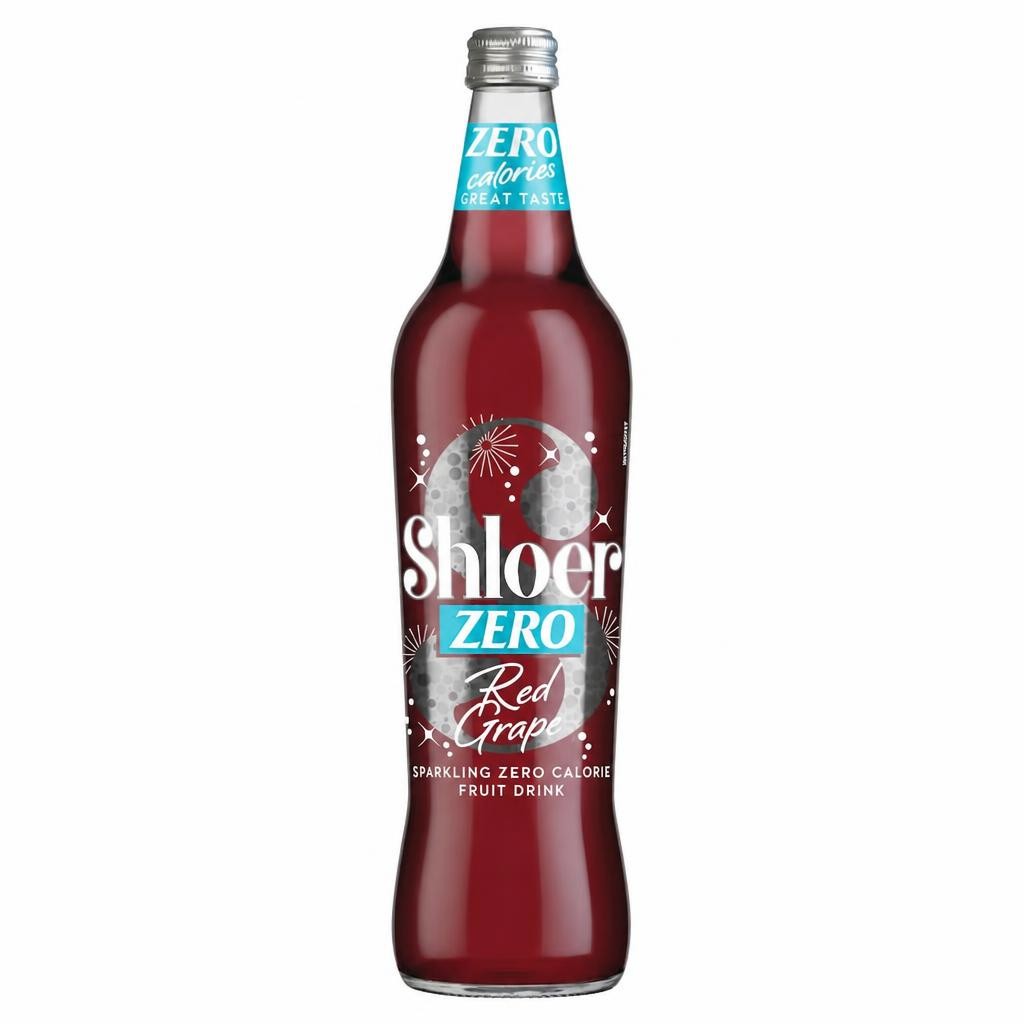 Shloer Zero Calorie Sparkling Red Grape 750Ml