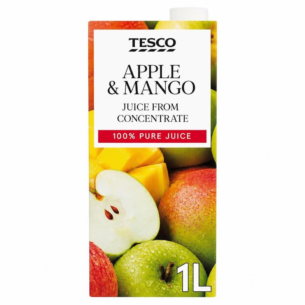 Tesco Apple And Mango From Concentrate 1 Litre
