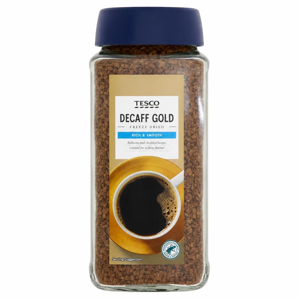 Tesco Decaff Gold Instant Coffee 200g