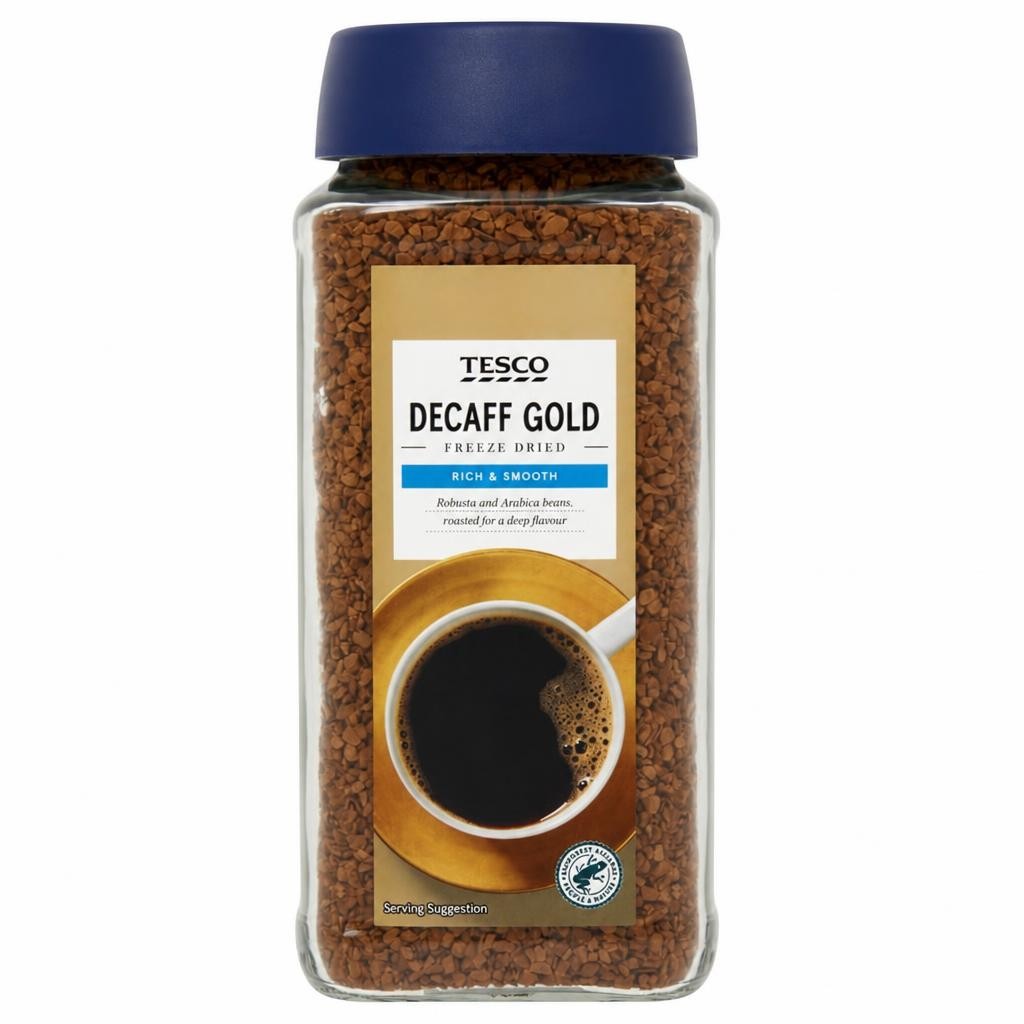 Tesco Decaff Gold Instant Coffee 200g