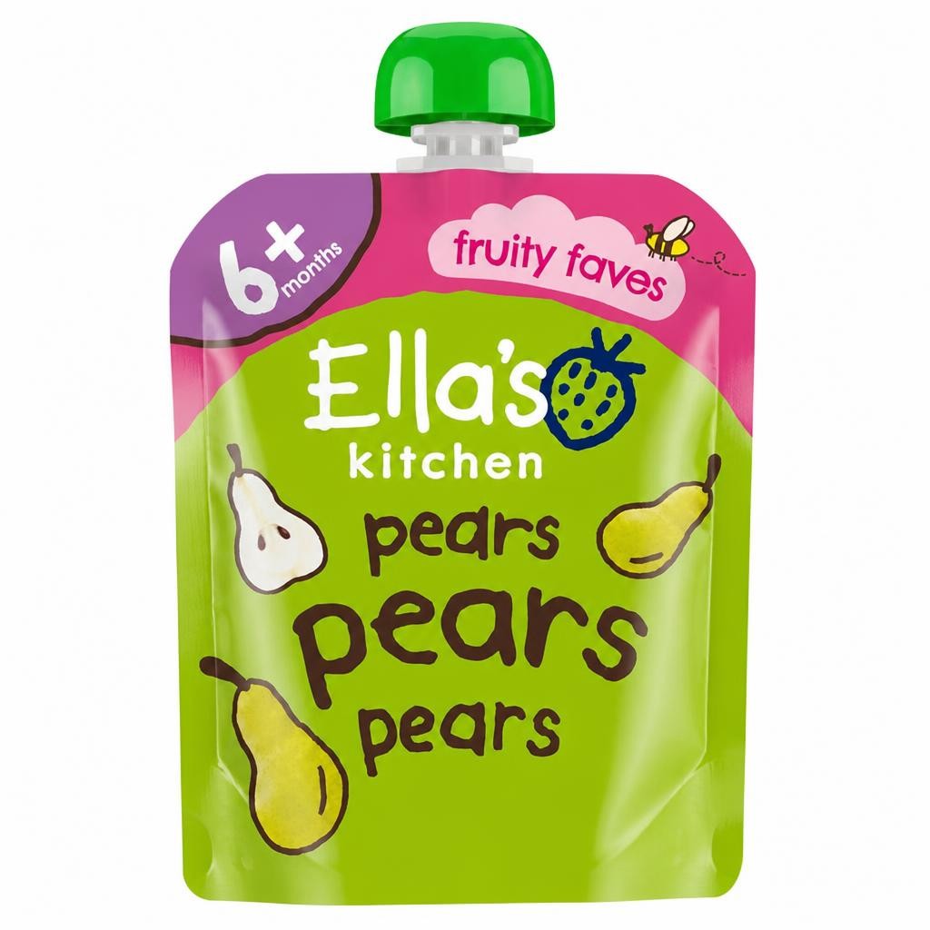 Ella's Kitchen Organic Pears First Tastes Baby Pouch 6+ Months 70g