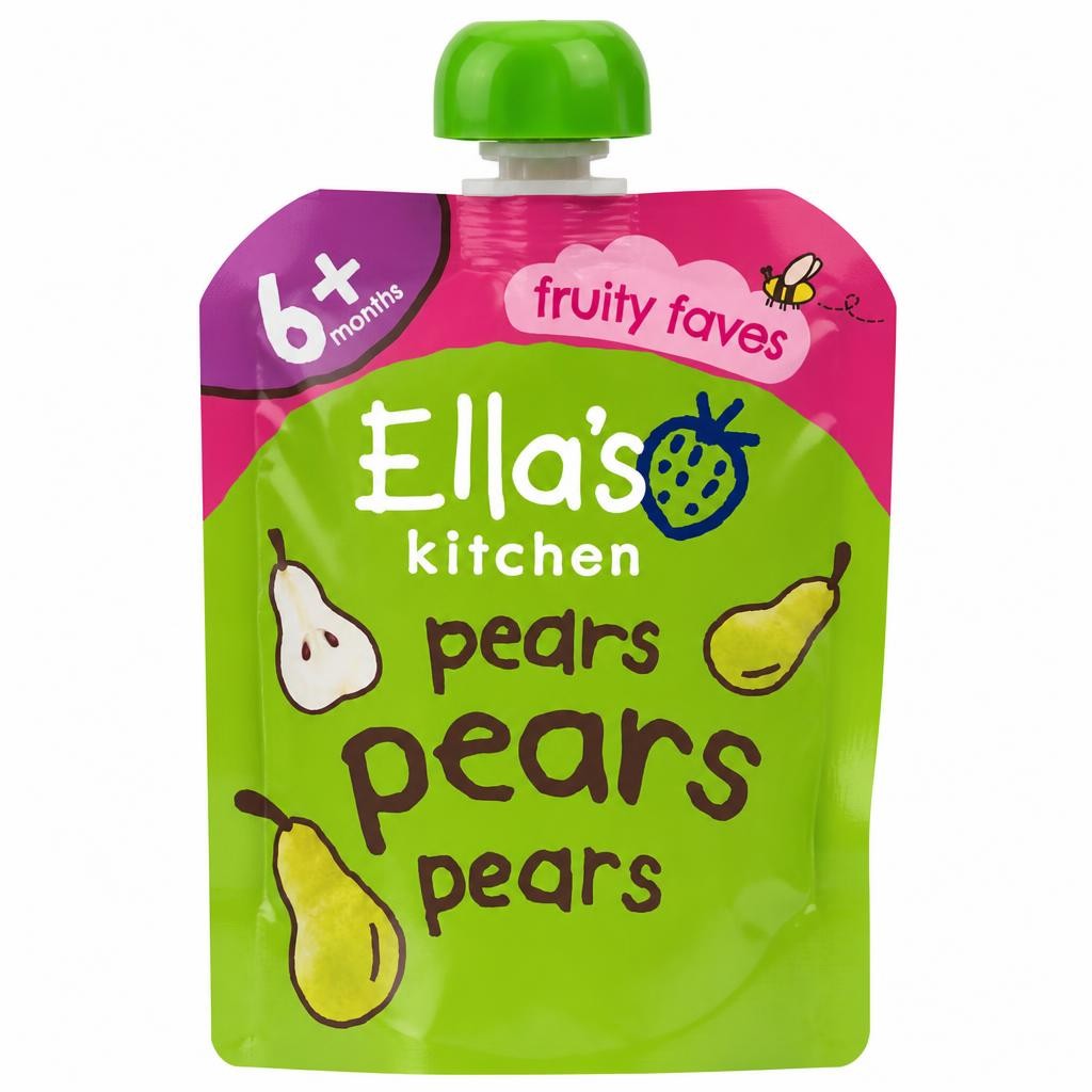 Ella's Kitchen Organic Pears First Tastes Baby Pouch 6+ Months 70g