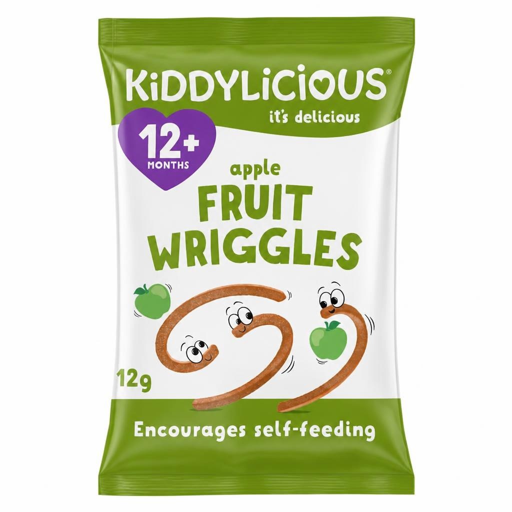 Kiddylicious Apple Fruit Wriggles 12G