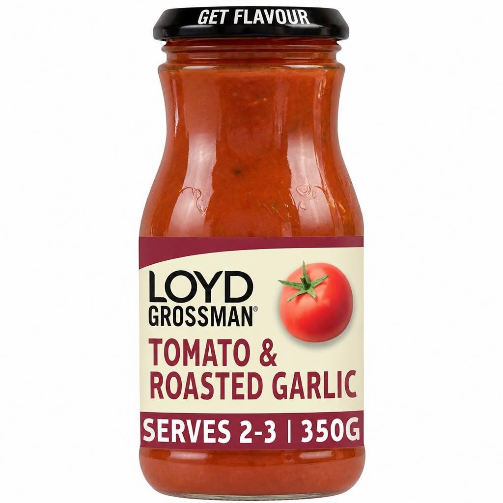 Loyd Grossman Tomato Roasted Garlic Pasta Sauce 350G