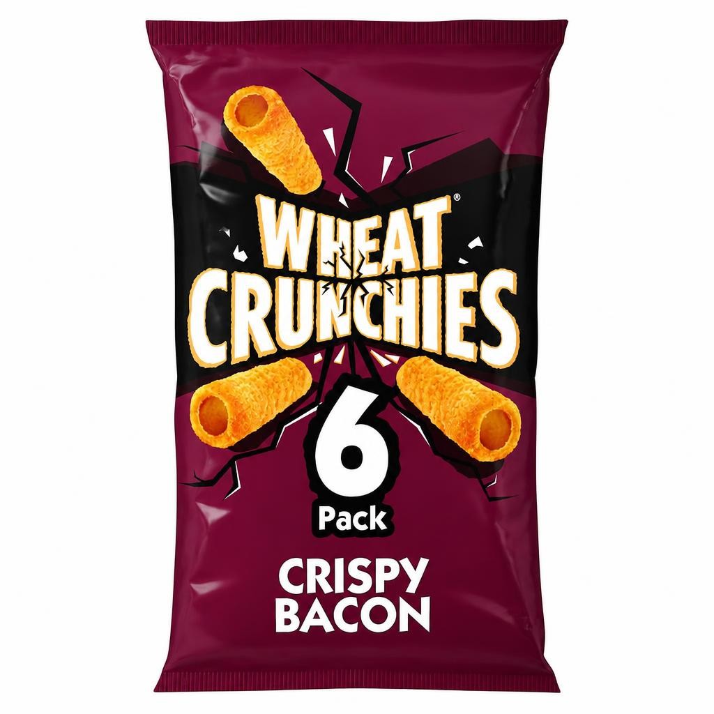Wheat Crunchies Bacon Multipack Crisps 6x20g