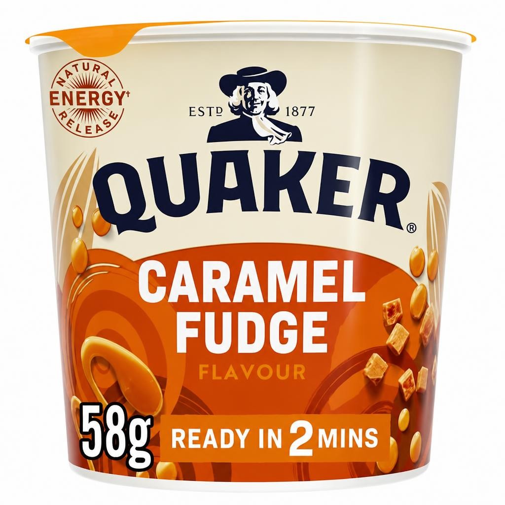 Quaker Caramel Fudge Porridge Pot 58G