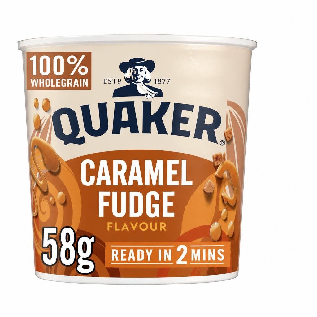 Quaker Caramel Fudge Porridge Pot 58G