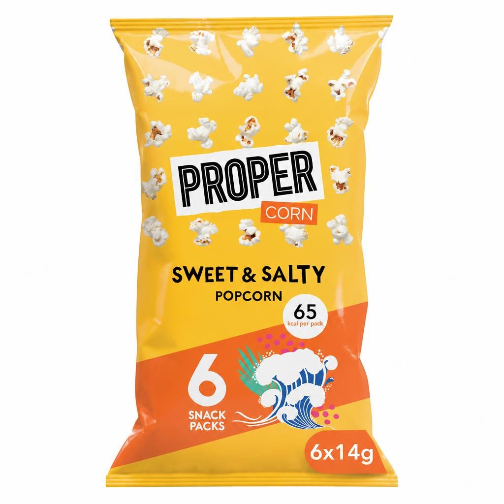 Propercorn Sweet & Salty Popcorn 6X14g