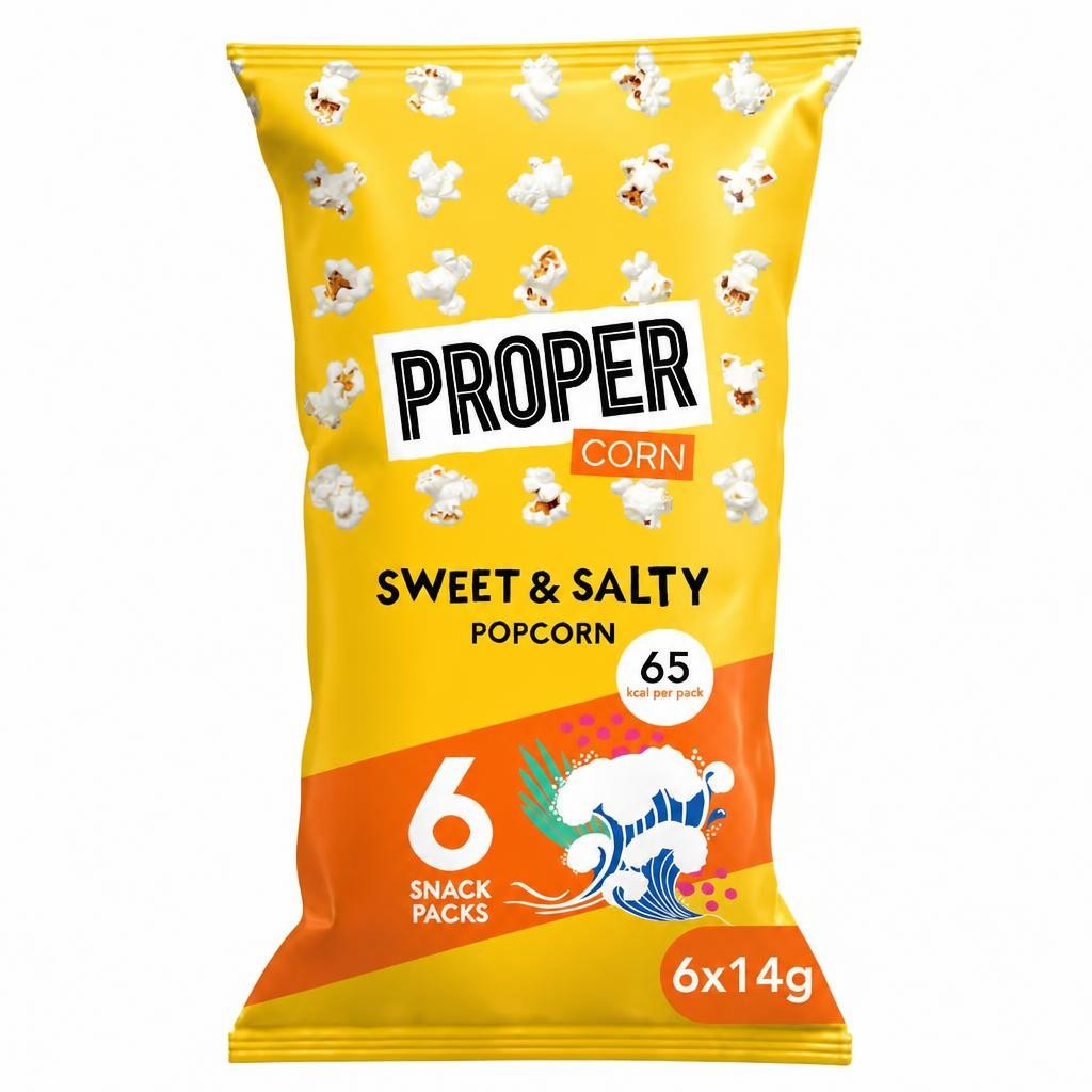 Propercorn Sweet & Salty Popcorn 6X14g
