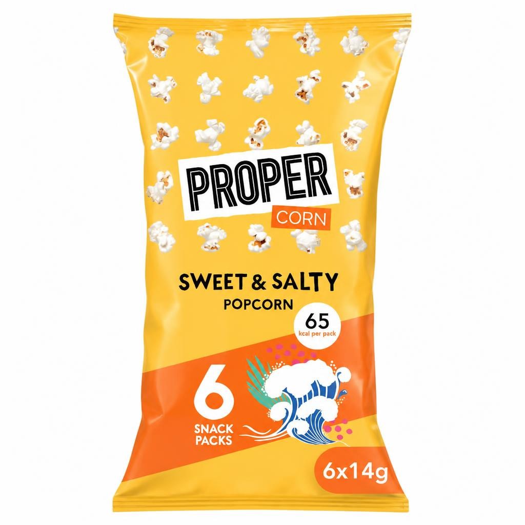Propercorn Sweet & Salty Popcorn 6X14g
