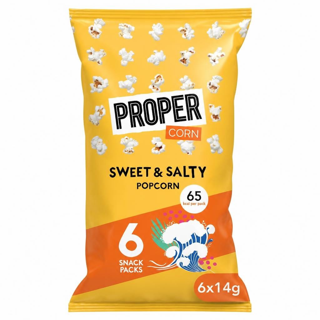 Propercorn Sweet & Salty Popcorn 6X14g