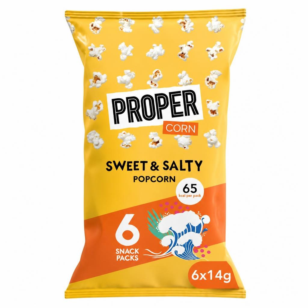 Propercorn Sweet & Salty Popcorn 6X14g