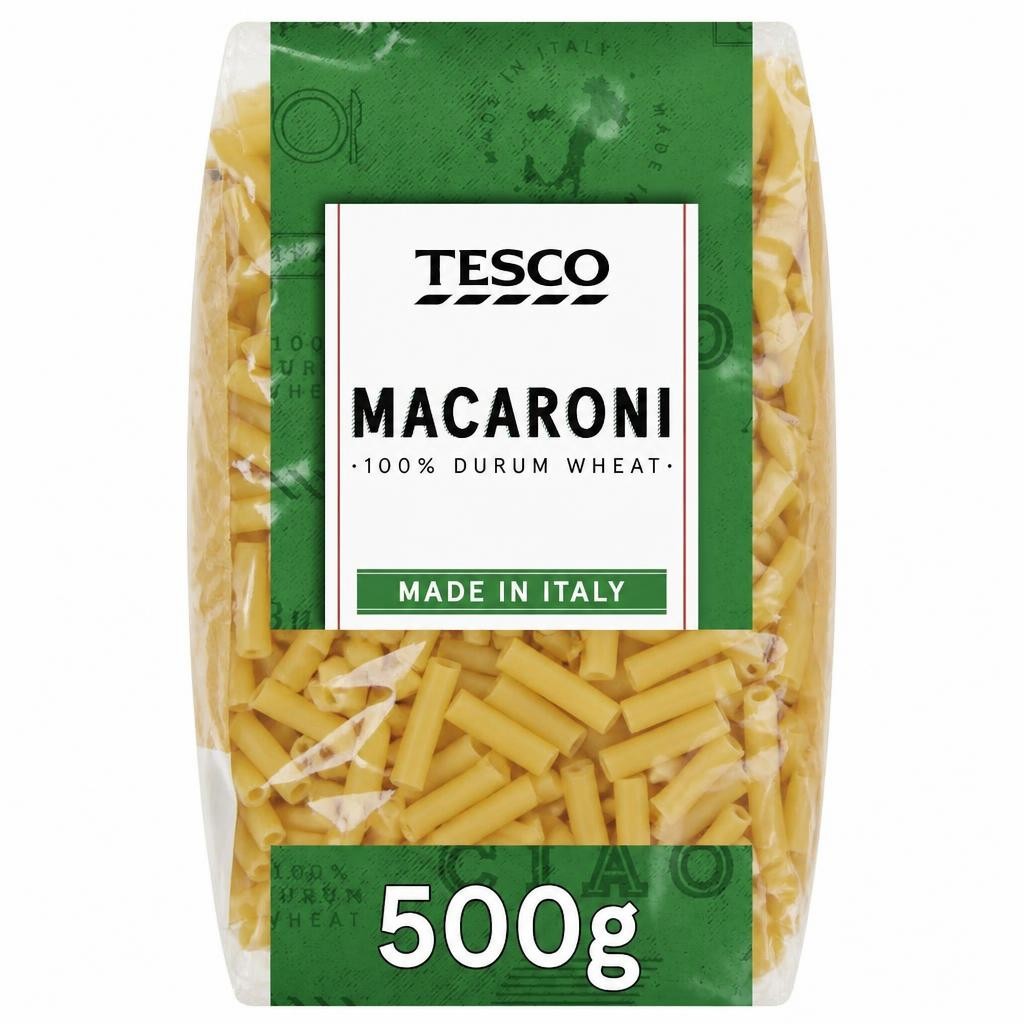 Tesco Macaroni Pasta 500G