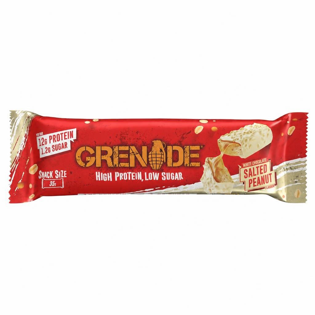 Grenade Protein Bar - White Chocolate Salted Peanut 35g