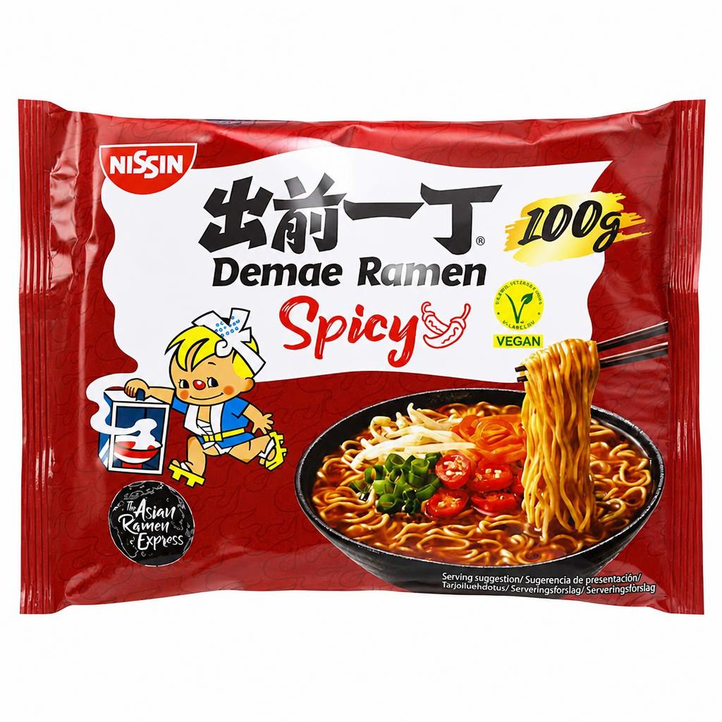 Nissin Demae Ramen Noodles - Spicy 100g