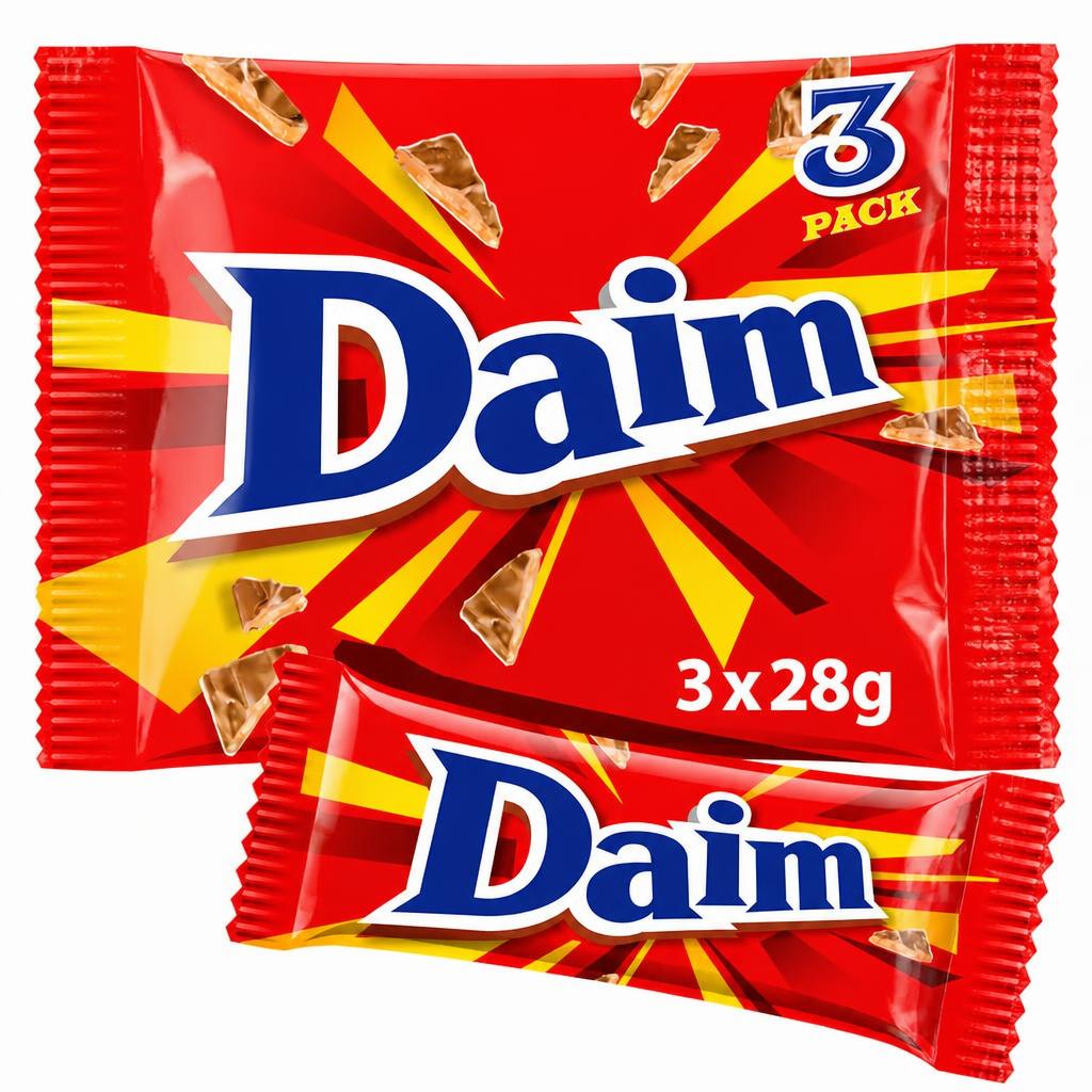 Daim Milk Chocolate Bar 3 Pack Multipack