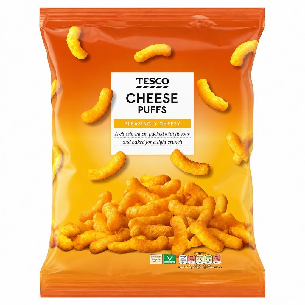 Tesco Cheese Puffs 150g