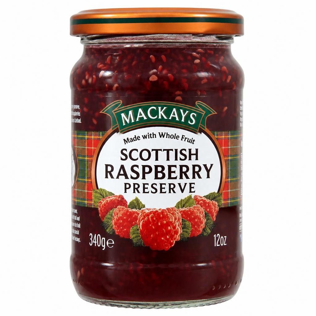 Mackays Scottish Raspberry Preserve 340G