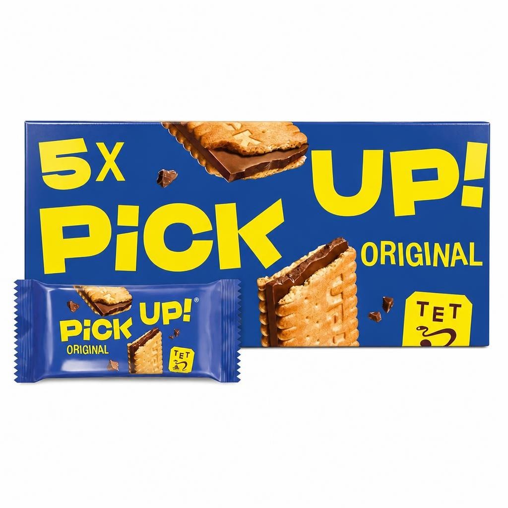 Bahlsen Pick Up! Milk Chocolate Biscuit Bars Multipack, 5 Pack 140g