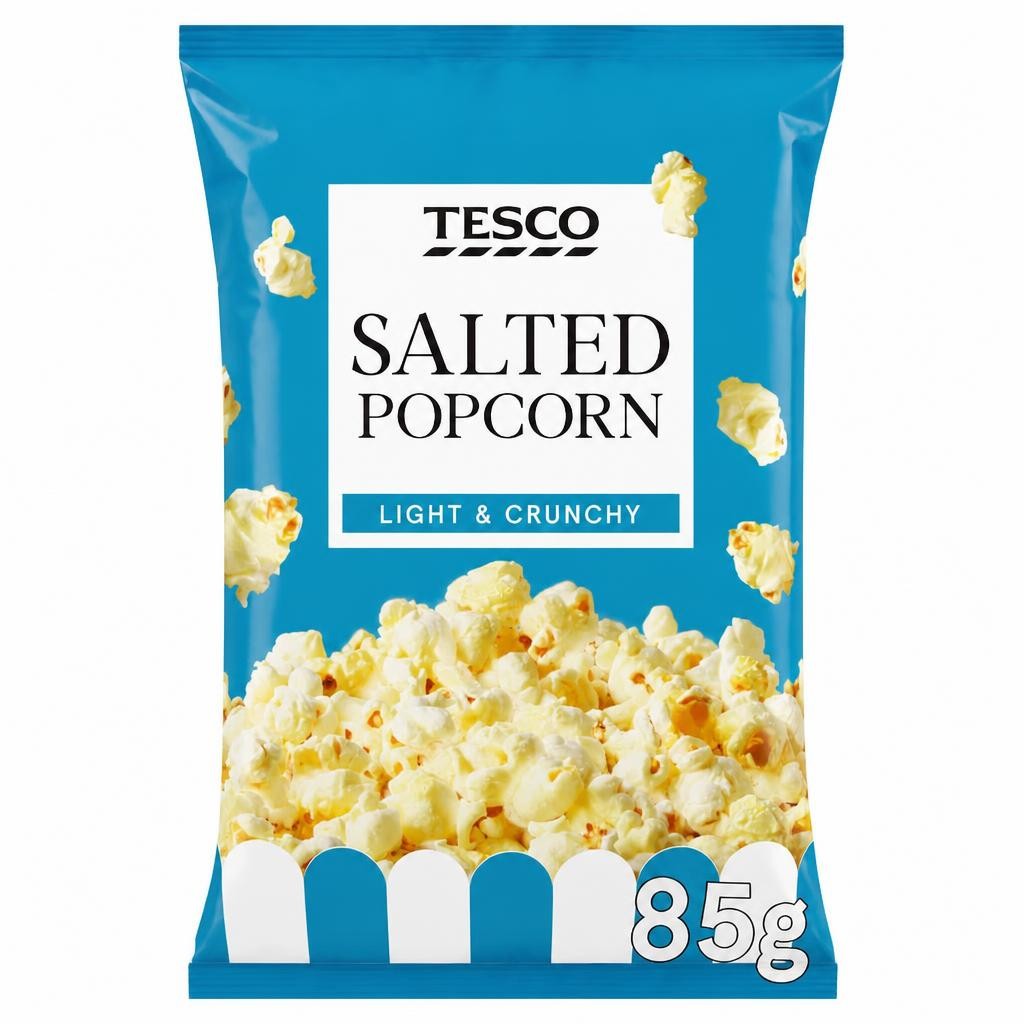 Tesco Salted Popcorn 85G