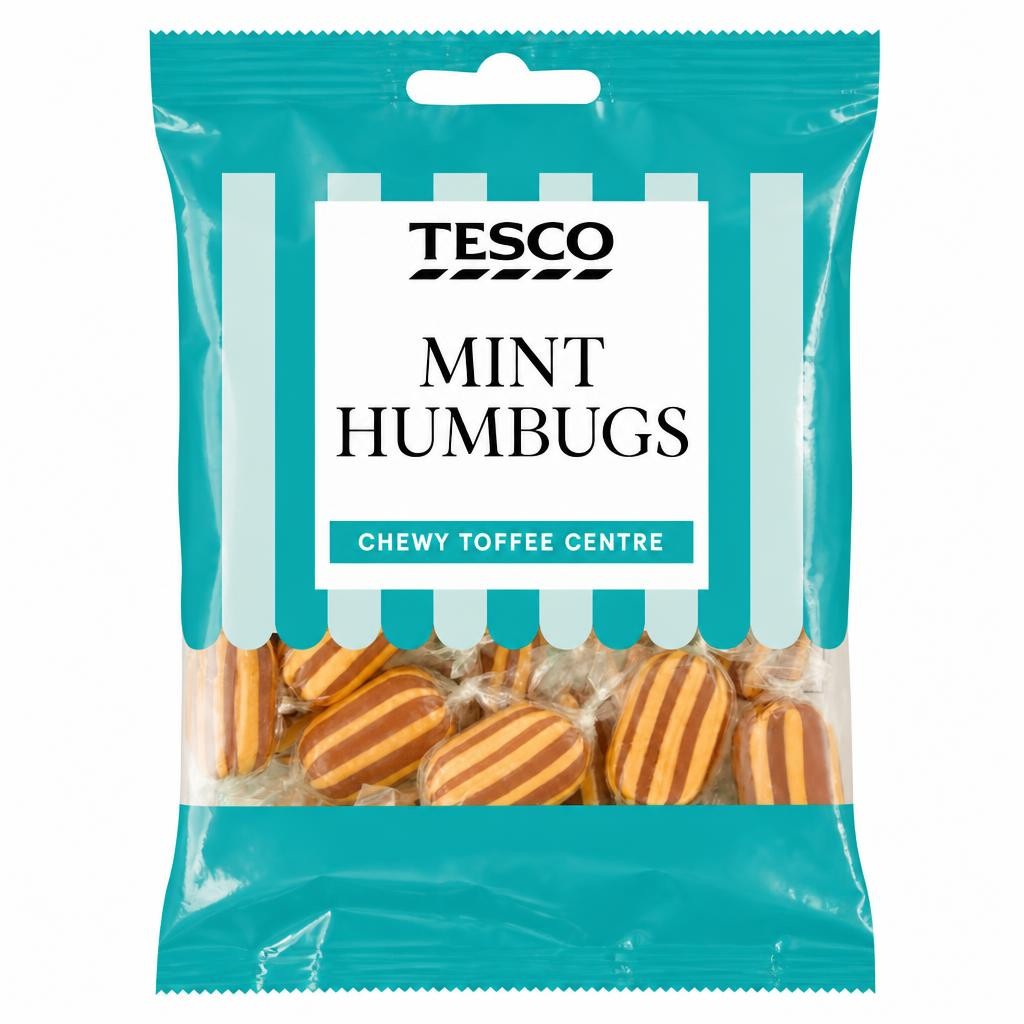 Tesco Mint Humbugs 200G