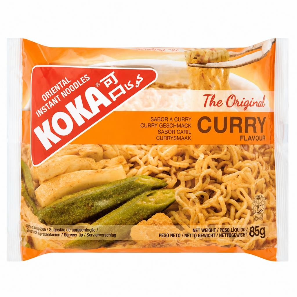 Koka Instant Noodles Curry Flavour 85G