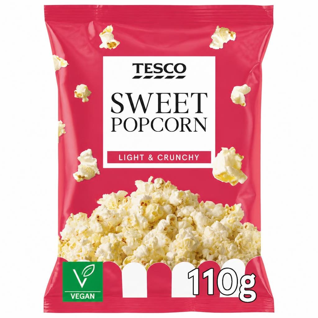 Tesco Sweet Popcorn 110G