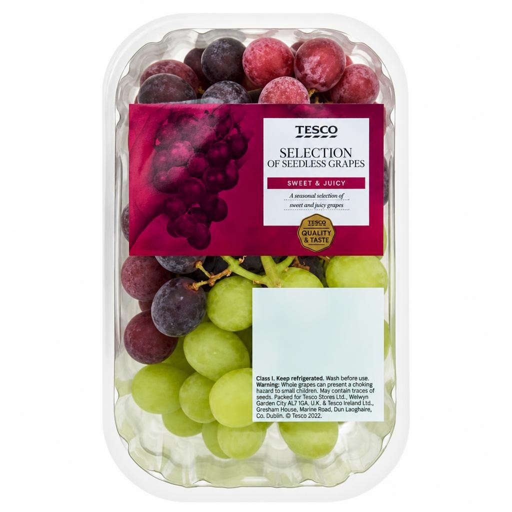 Tesco Seedless Grape Selection Pack 500G