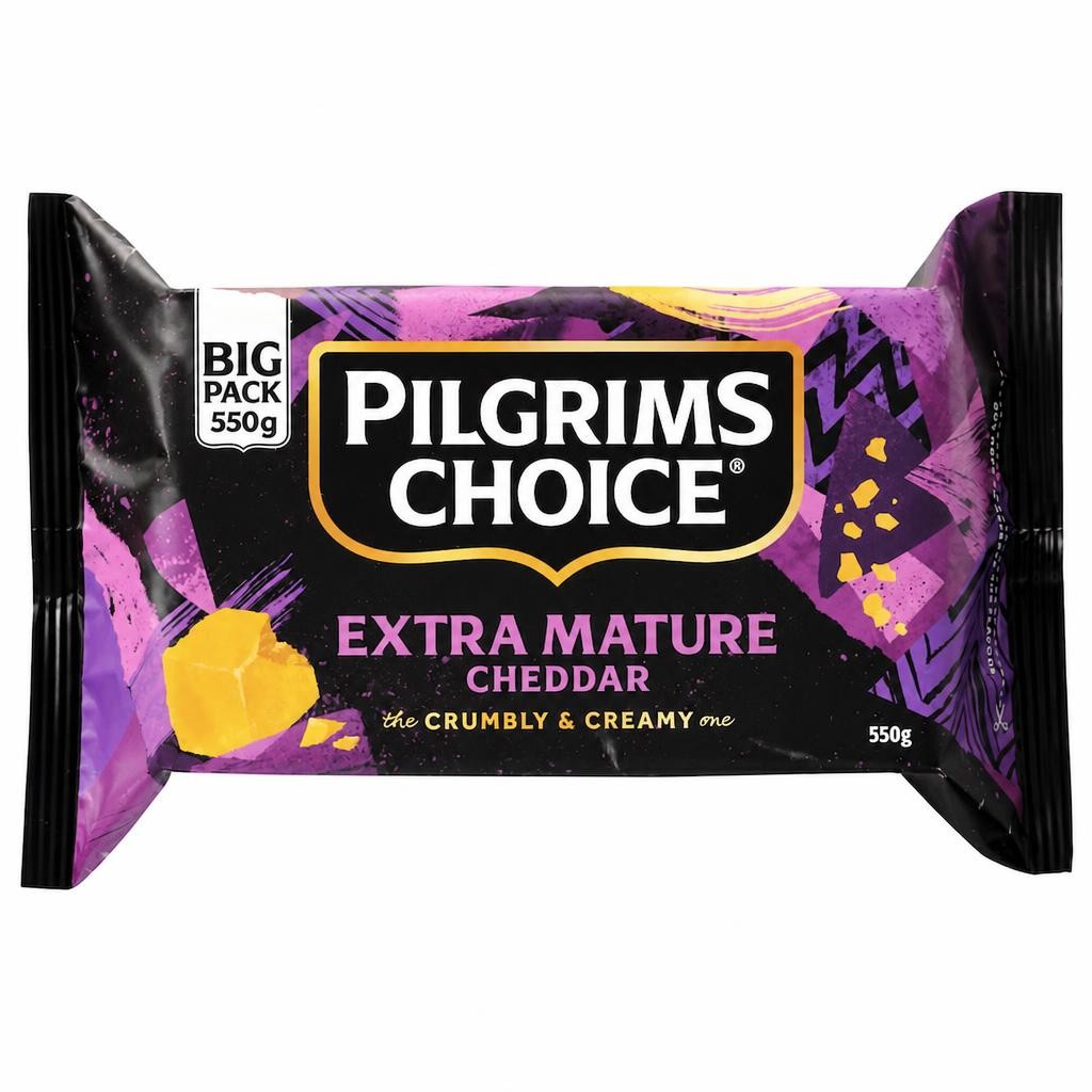 Pilgrims Choice Extra Mature Cheddar 550G
