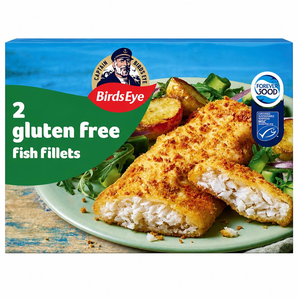 Birds Eye Gluten Free Breaded Fish Fillets 250G