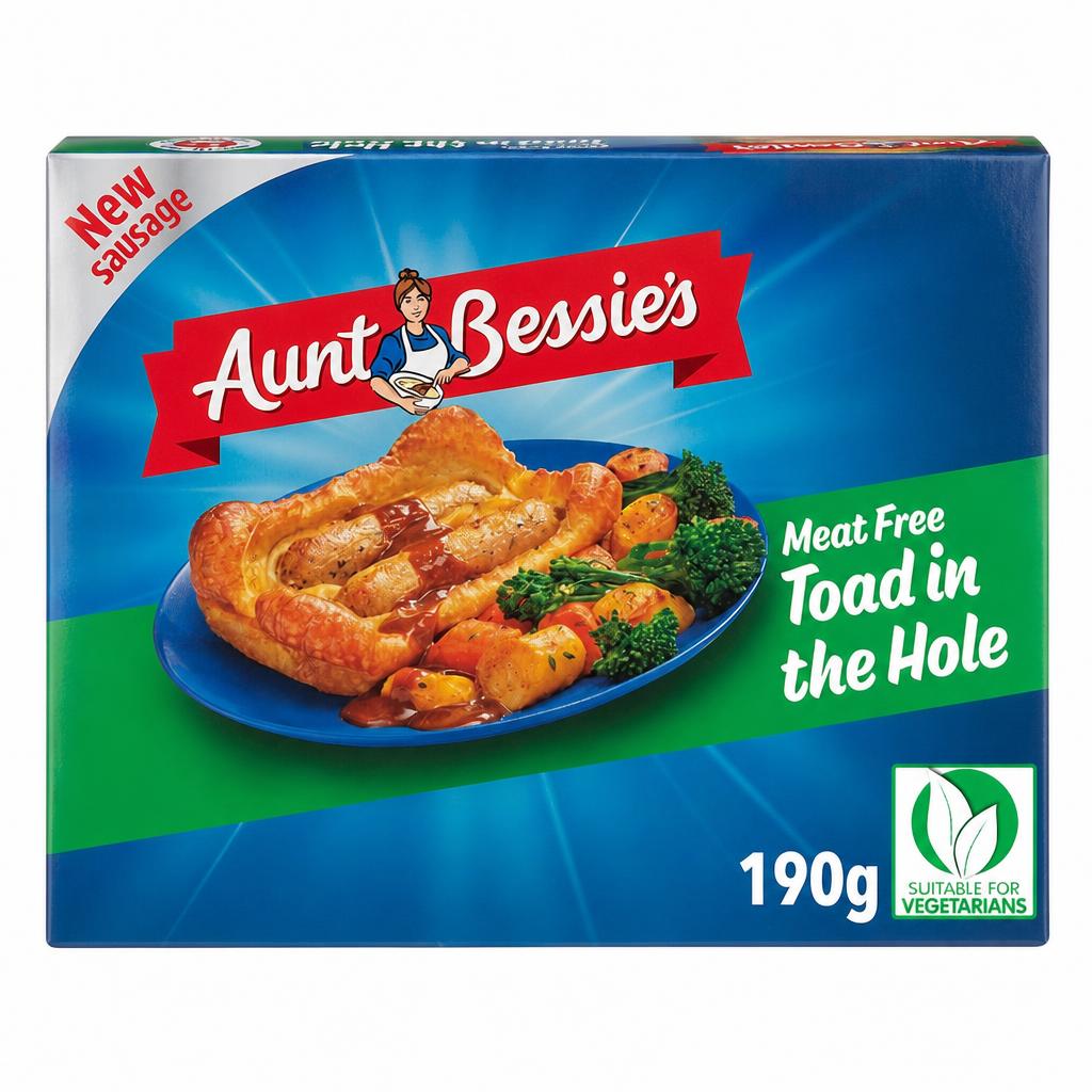 Aunt Bessie's Vegetarian Toad in the Hole Ready Meal 190g