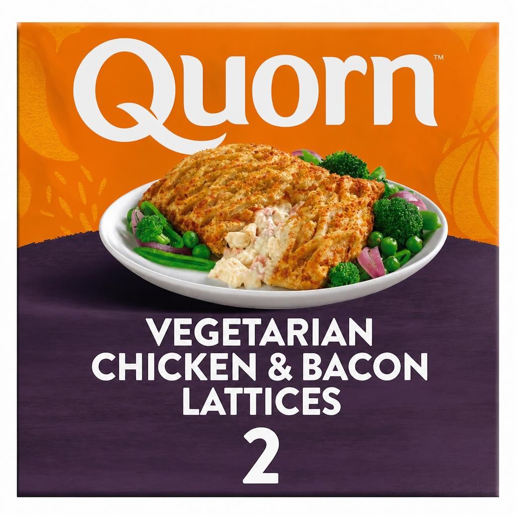 Quorn Chicken & Bacon Lattice 2 Pack 300G