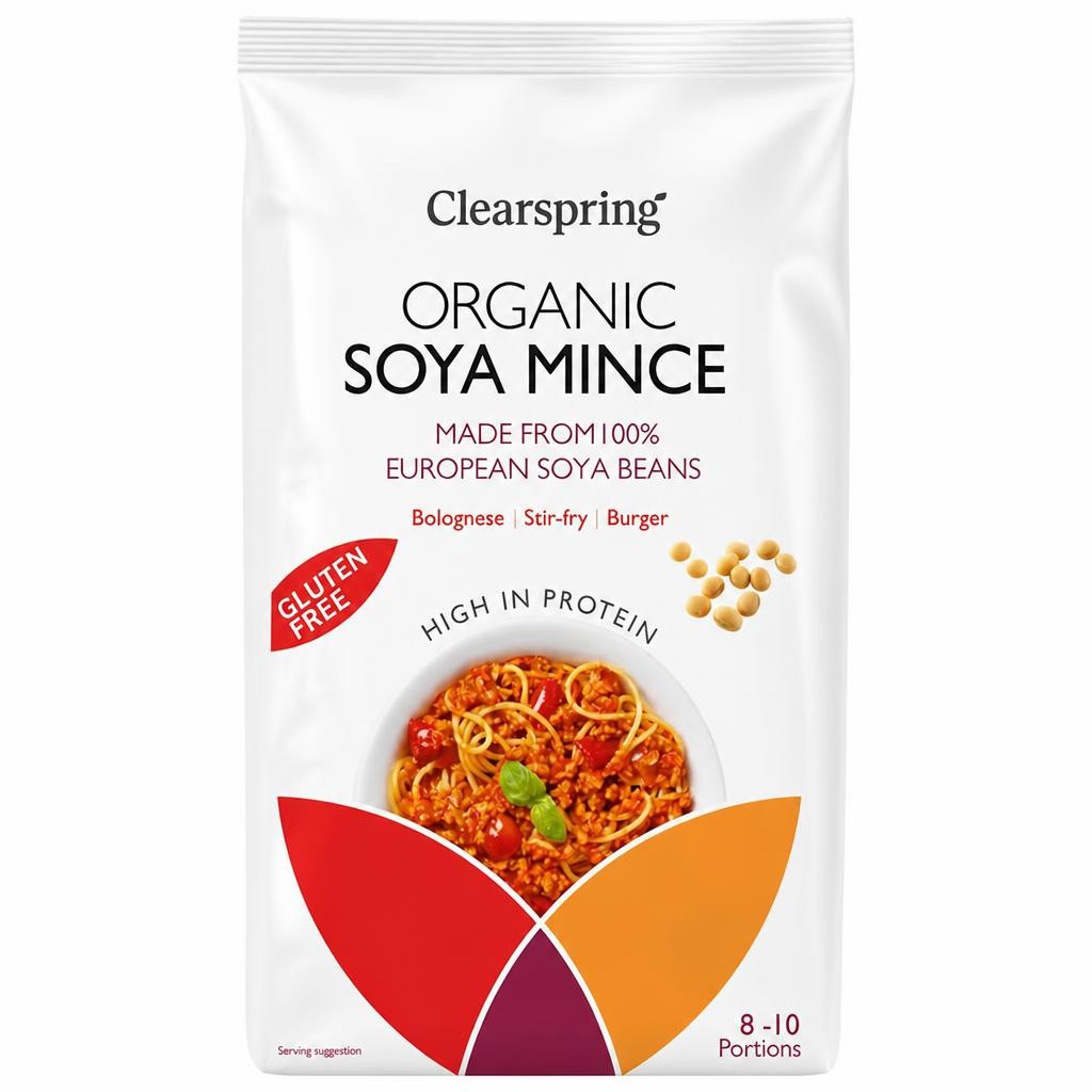 Organic Gluten Free Soya Protein Mince 250g (Clearspring)