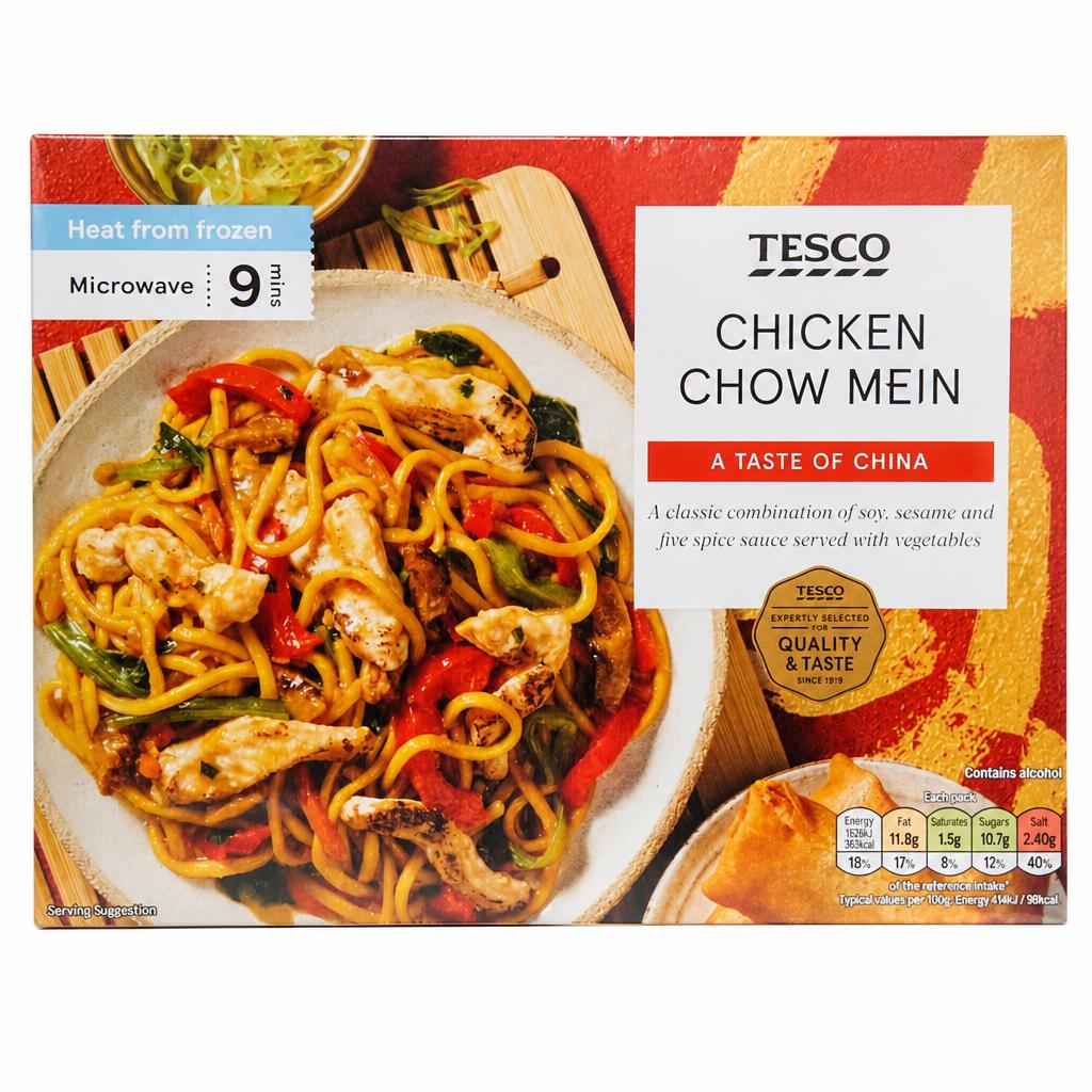 Tesco Chicken Chow Mein 375G