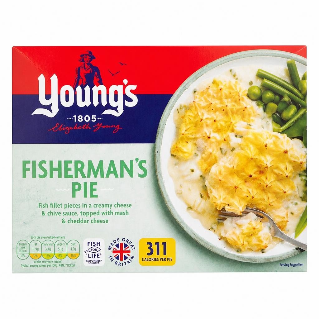 Youngs Fishermans Pie 300G