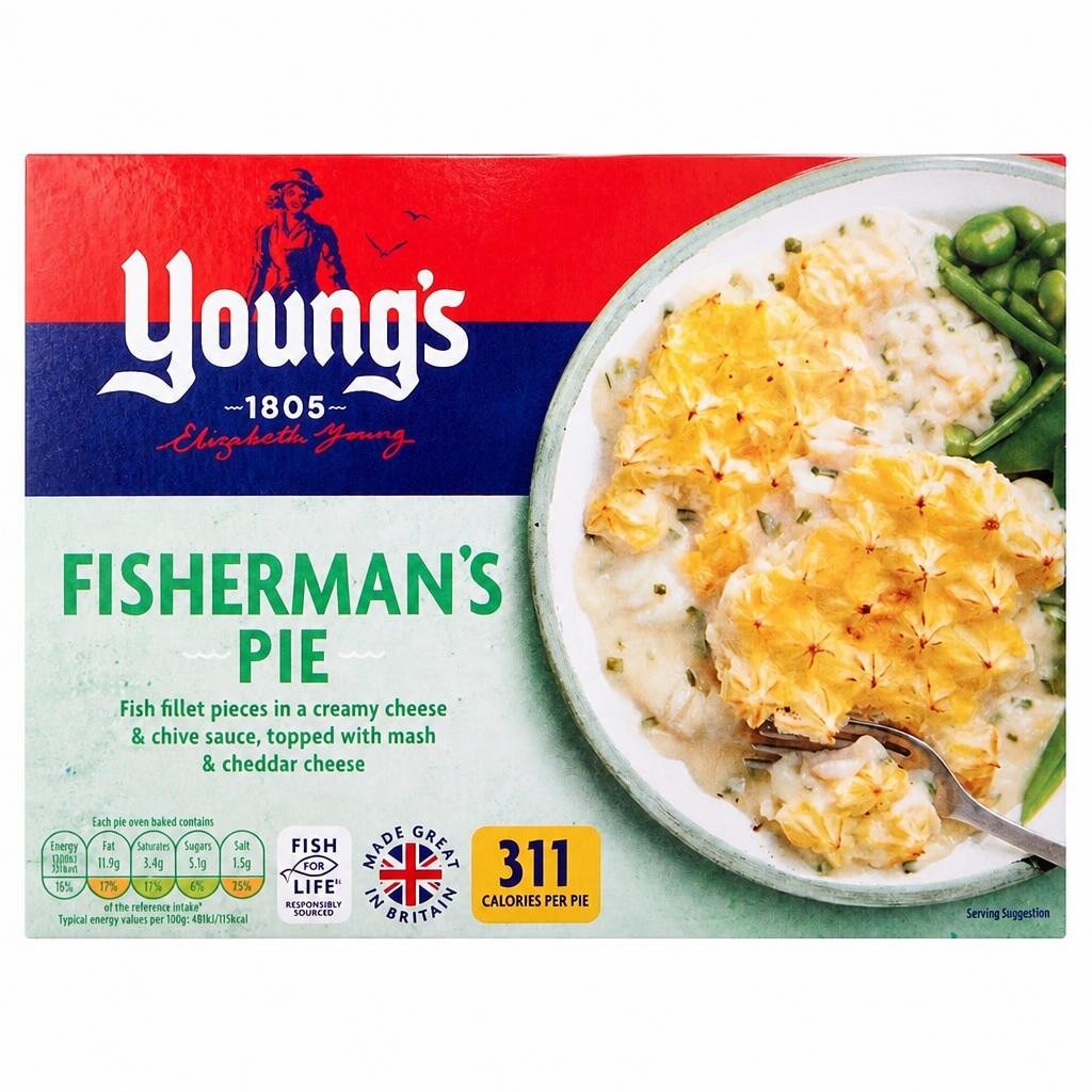 Youngs Fishermans Pie 300G