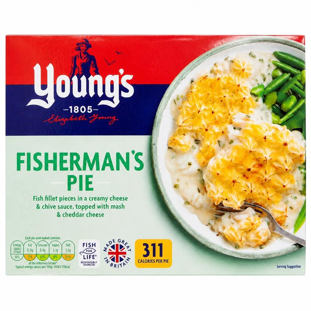 Youngs Fishermans Pie 300G