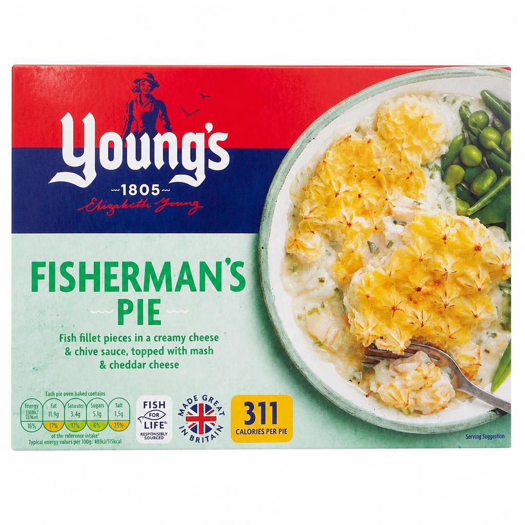 Youngs Fishermans Pie 300G